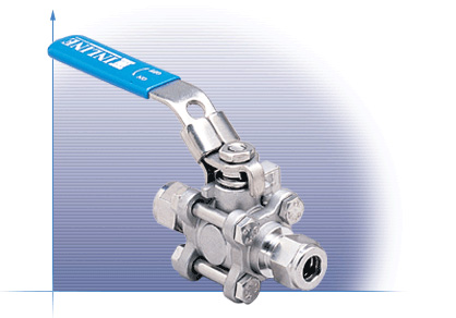 3-piece Compression Ends 317C Instrumentation Ball Valve