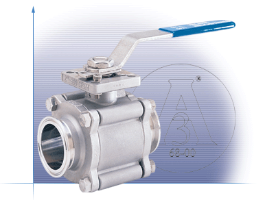 3-piece Full Port 337F Sanitary Ball Valve